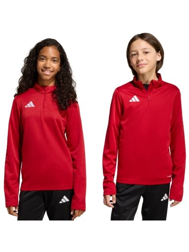 Adidas Entrada 26 Training Top vaikams raudona JZ6636