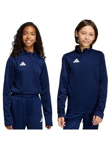 Adidas Entrada 26 Training Top vaikiški džemperiai, tamsiai mėlyni JZ6638
