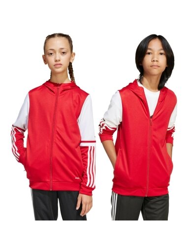 Adidas Squadra 25 Hoody vaikams raudona-balta JD4801