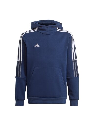 Adidas Tiro 21 Sweat Hoody vaikiškas, tamsiai mėlynas GK9680