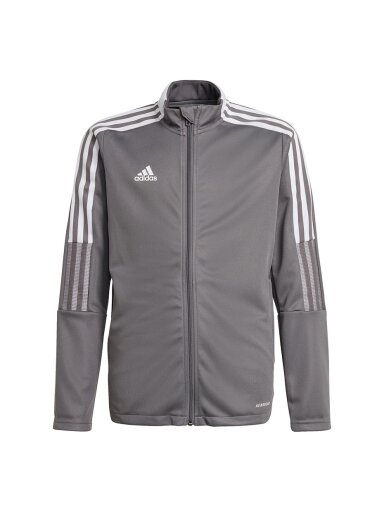 Adidas Tiro 21 Track vaikiškas džemperis pilkas GM7311