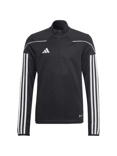 Adidas Tiro 23 League Training Top vaikiški džemperiai, juodos ir baltos spalvos HS3487