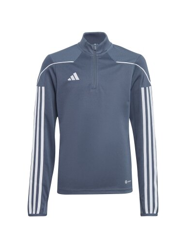 Adidas Tiro 23 League Training Top vaikiški džemperiai, pilki ir balti HS3491