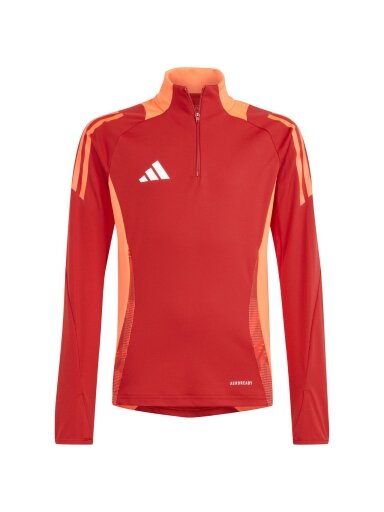 Adidas Tiro 24 Competition Training Top vaikiški džemperiai, raudoni ir oranžiniai IS1652