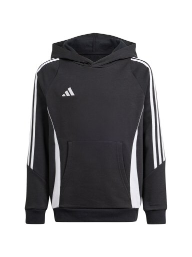 Adidas Tiro 24 Hooded Sweat vaikiškas džemperis, juodas IJ5611