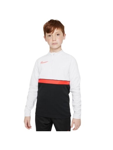 Nike DF Academy 21 Drill Top vaikiški džemperiai juodi, balti ir raudoni CW6112 016