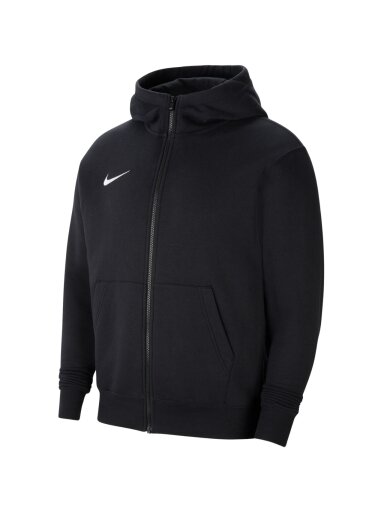 Nike Park 20 Fleece pilnas užtrauktukas vaikams, juodas CW6891 010
