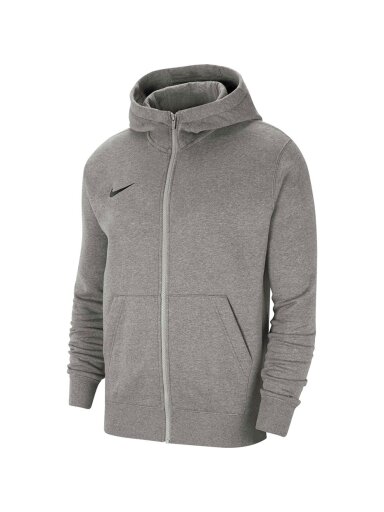 Nike Park 20 Fleece pilnas užtrauktukas vaikams, šviesiai pilkas CW6891 063