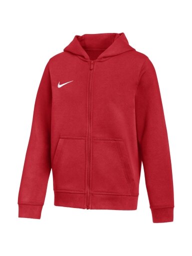 Nike Park 26 Fleece pilnas užtrauktukas vaikams, raudonas IB1232 657