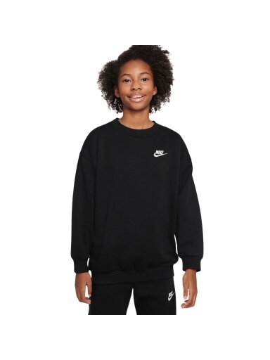 Nike Sportswear Club Fleece džemperis vaikams juodas FD2923 010