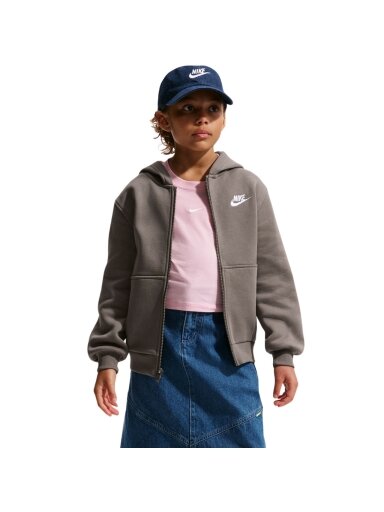 Nike Sportswear Club Fleece vaikiški megztiniai, pilki FD3004 289