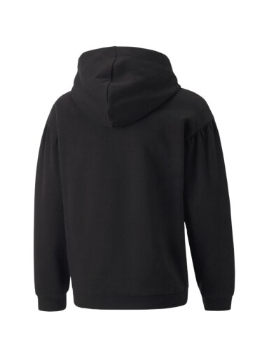 Puma Alpha Hoodie FL G vaikiškas džemperis, juodas 589232 01