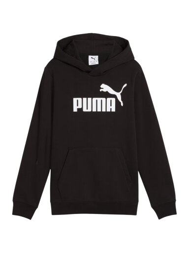 Puma ESS No.1 Logo Hoodie vaikiškas džemperis su gobtuvu juodas 684909 01