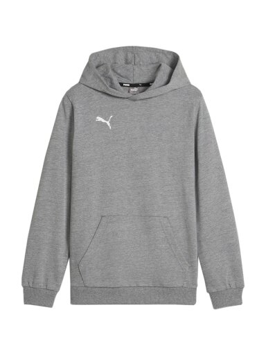 Puma Team Goal Casuals Hoddy vaikiškas džemperis pilkas 658619 33