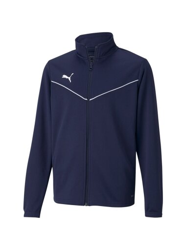Puma teamRISE Training Poly Jacket Jr vaikiškas džemperis, tamsiai mėlynas 657393 06