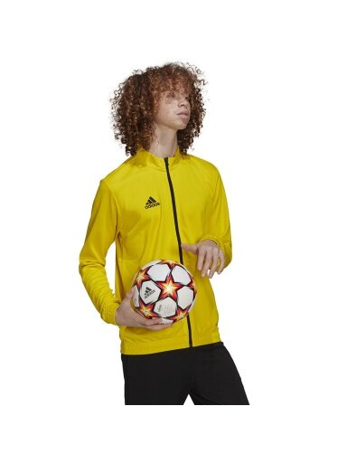 Adidas Entrada 22 Track Jacket vyriškas džemperis, geltonas HI2134