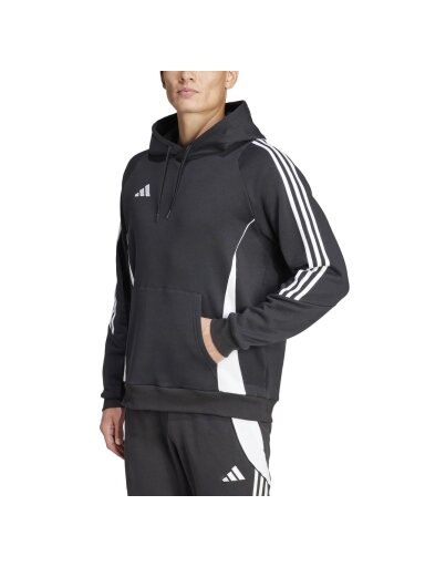 Adidas Tiro 24 Sweat Hooded vyriškas džemperis juodas IJ7673