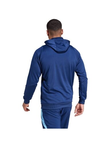 Adidas Tiro 24 Training vyriškas džemperis su gobtuvu, mėlynas IR9398