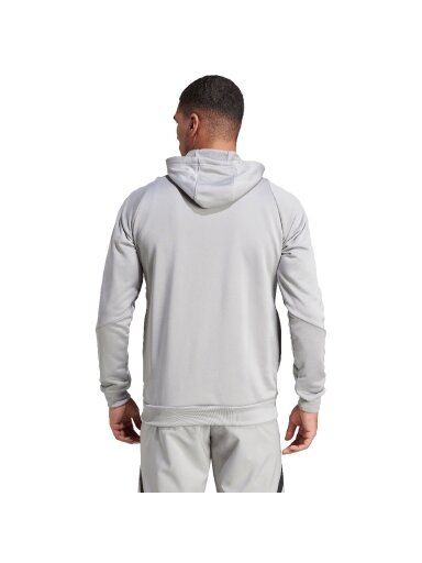 Adidas Tiro 24 Training vyriškas džemperis su gobtuvu, pilkas IR7551
