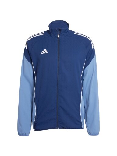 adidas Tiro 25 Competition Presentation vyriška sportinė striukė tamsiai mėlyna JI6564