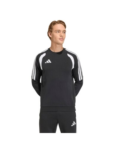 Adidas Tiro 26 League Sweat Crew vyriškas džemperis juodos ir baltos spalvos KF3413