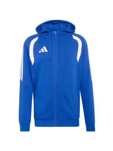 adidas Tiro 26 League Sweat Full Zip Hoodie džemperis vyrams mėlynas KF9105