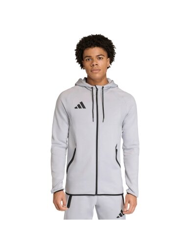 Vyriškas adidas Tiro 26 Travel Sweat Hoodie pilkas KF6077