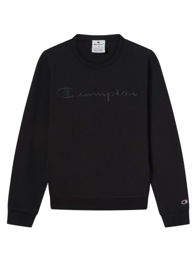 Džemperis vyriškas Champion Crewneck megztinis juodas 220272 KK001