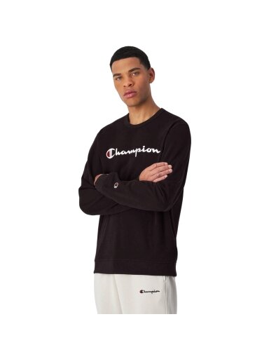 Vyriški džemperiai su „Crewneck“ juoda spalva 220727 KK001