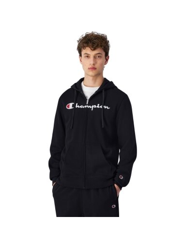 Vyriškas Džemperis Champion Hoodie su užtrauktuku juodas 220255 KK001