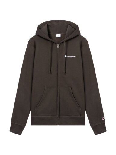 Champion vyriškas džemperis su užtrauktuku Hooded Full Zip Sweatshirt, rudas 221794 GS509