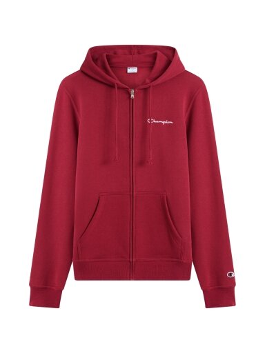 Champion vyriškas džemperis su užtrauktuku Hooded Full Zip Sweatshirt, raudonas 221794 RS508