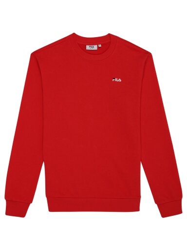 Vyrų Palaidinė Fila Leverano įprastos ekipažo prakaitas raudonas FAM0876 30002