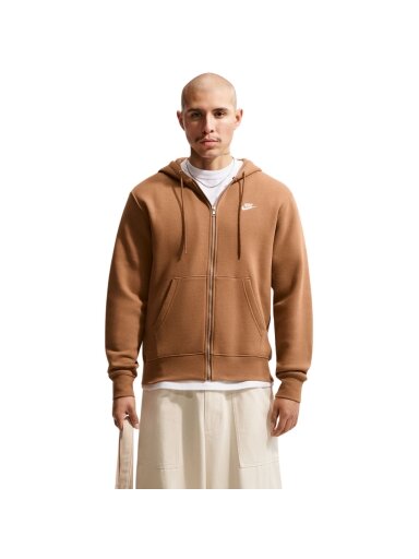 Nike Club BB FZ Hoodie vyriška palaidinė, šviesiai ruda FN3861 270