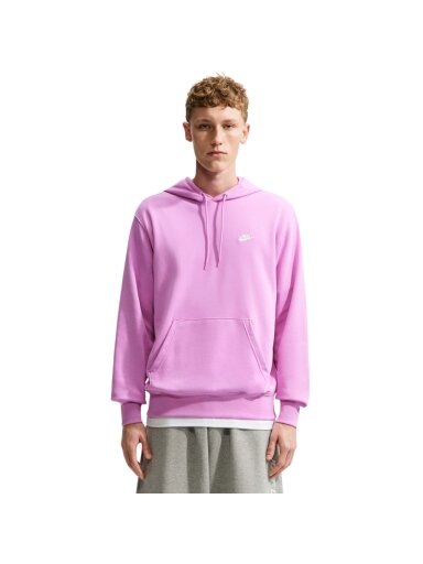Nike Club FT PO vyriški megztiniai, rožiniai FN3866 503