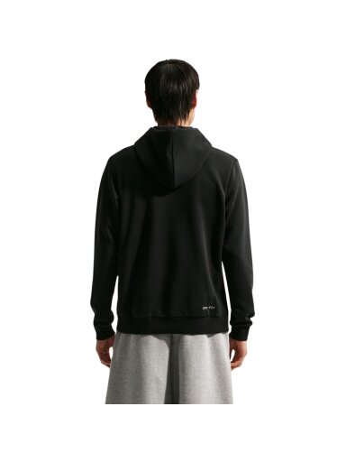 Vyriškas Nike Dri-FIT standartinio numerio užtraukiamas gobtuvas juodas FD7734 010