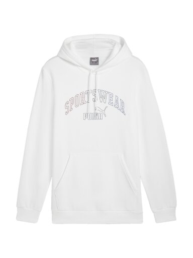 Puma Ess+ Logo LAB Gradient Hoodie FL vyriškas džemperis baltas 681775 02