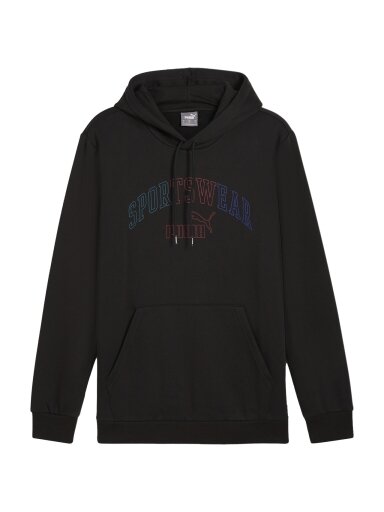 Puma Ess+ Logo LAB Gradient Hoodie FL vyriškas džemperis juodas 681775 01