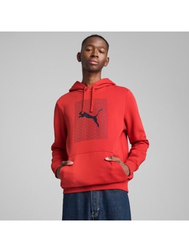 Puma Ess Logo Lab Hoodie FL vyrams raudona 684669 15