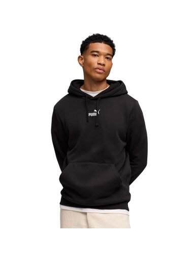 Puma vyriškas džemperis su gobtuvu ESS Small No.1 Logo Hoodie, juodas 692914 01