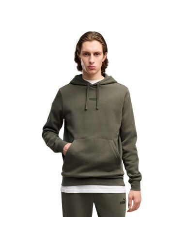 Puma vyriškas džemperis su gobtuvu ESS Small No.1 Logo Hoodie, chaki spalvos 692914 86