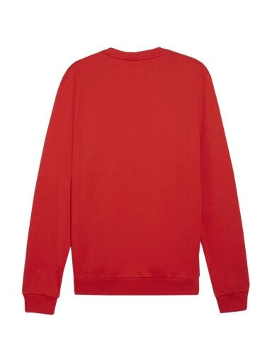 Puma Team Goal Casuals Crew Neck Sweat vyriškas džemperis raudonas 658592 01
