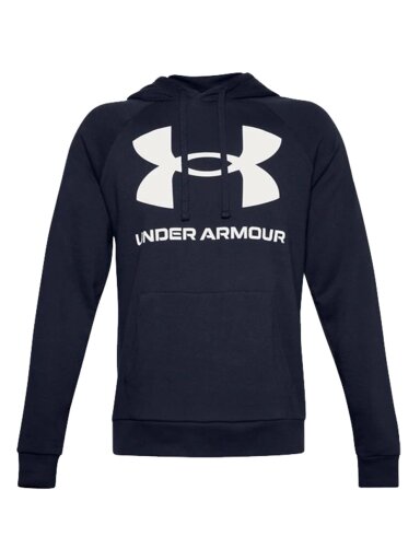Under Armour Rival Fleece Big Logo HD vyriškas džemperis, tamsiai mėlynas 1357093 410