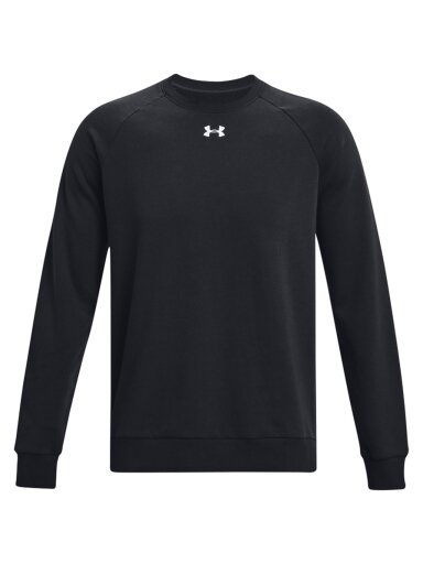 Under Armour Rival Fleece Crew vyriški palaidinės juodi 1379755 001
