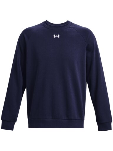 Vyriški „Under Armour Rival Fleece Crew“ džemperiai, tamsiai mėlyni 1379755 410