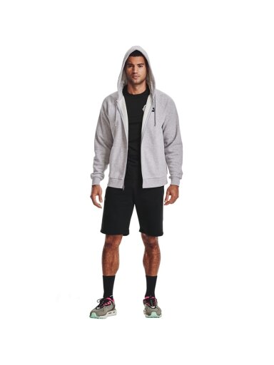 Vyriški apatiniai šarvuočiai varžovų vilnos FZ Hoodie šviesiai pilka 1357111 011