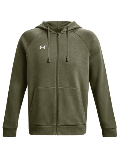 Vyriški džemperiai Under Armour Rival Fleece FZ Hoodie chaki 1379767 390