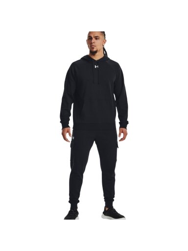 Vyriškas „Under Armour“ konkurentų vilnos džemperis, juodas 1379757 001