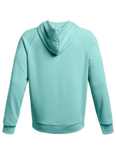 Under Armour Rival Fleece Hoodie vyriški džemperiai mėtų 1379757 482