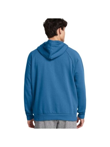 Under Armour Rival Fleece Logo HD vyriški džemperiai mėlyni 1379758 406